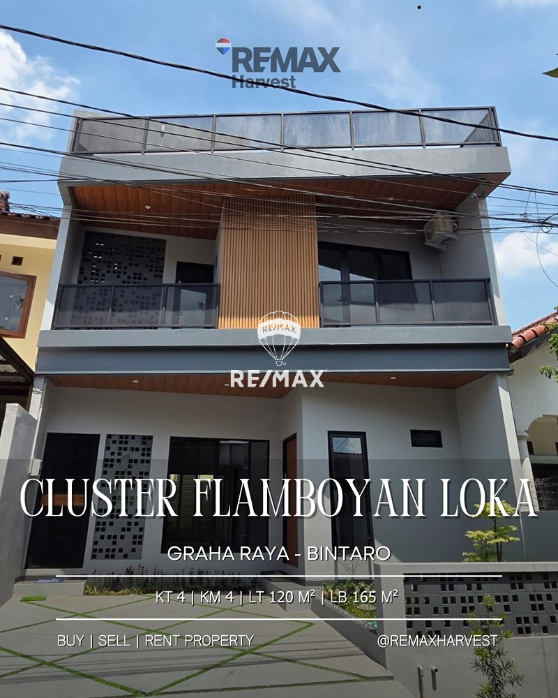 DIJUAL CEPAT RUMAH BAGUS SIAP HUNI DI CLUSTER FLAMBOYAN LOKA GRAHA RAYA TANGERANG